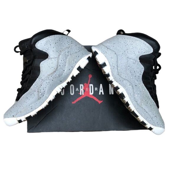 Rare 2018 air jordan 10 retro light smoke grey 'Cement' with box - Picture 1 of 16
